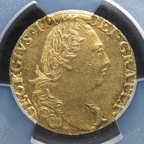 1779年 イギリス 金貨 1ギニー ジョージ3世 MS62 PCGS 最高鑑定