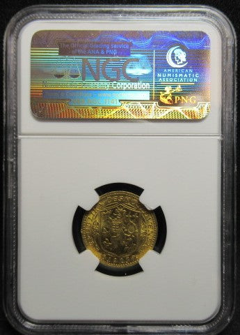 1923年 チェコスロバキア 1ダカット 金貨 MS66 NGC シリアルナンバー無し 聖ヴァーツラフ