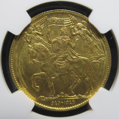 1929年 チェコスロバキア 3ダカット Christianity 金貨 MS64 NGC