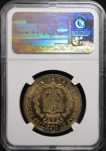 【TopPop】1826年 イタリア 80リラ 金貨 MS62 NGC サルディニア 最高鑑定