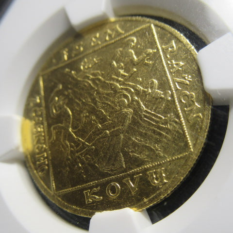 1928年 チェコスロバキア 4ダカット 金貨 MS63 NGC チェコスロバキア建国10周年
