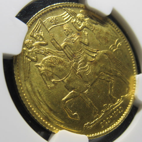 1929年 チェコスロバキア 3ダカット Christianity 金貨 MS64 NGC