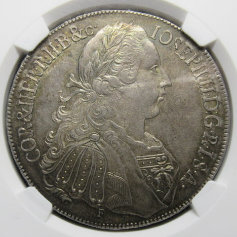 1766年 オーストリア １ターラー銀貨 NGC MS62 【TopPop/最高鑑定 ヨーゼフ2世】