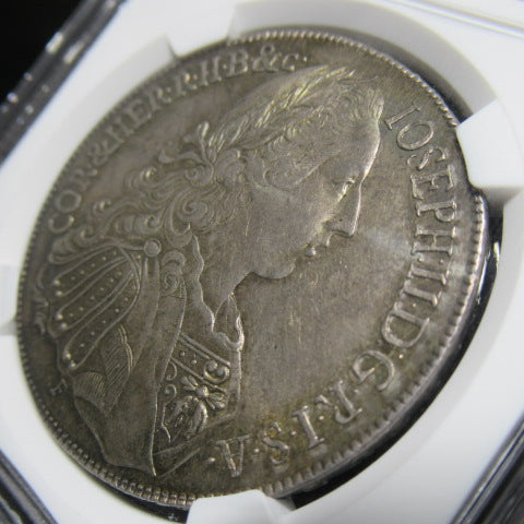 1766年 オーストリア 1ターラー銀貨 NGC MS62 【TopPop/最高鑑定