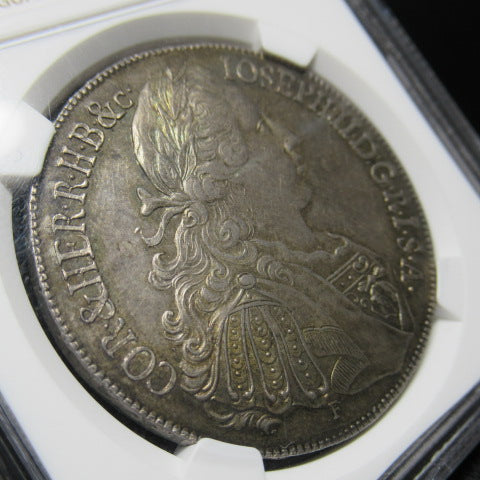 1766年 オーストリア 1ターラー銀貨 NGC MS62 【TopPop/最高鑑定