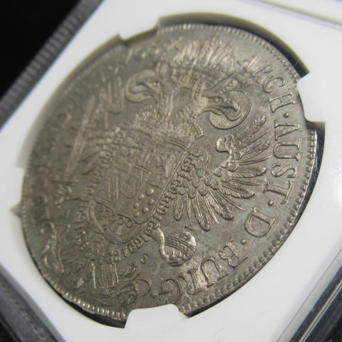 1766年 オーストリア 1ターラー銀貨 NGC MS62 【TopPop/最高鑑定