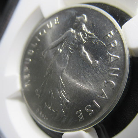 1987年 フランス 5フラン銀貨 ピエフォー NGC MS68 最高鑑定