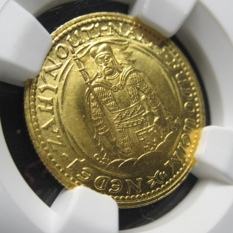1931年 チェコスロバキア １ダカット金貨 MS66 NGC